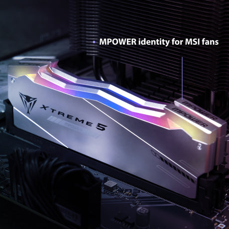 Patriot Viper Xtreme 5 RGB Kit MPOWER 32GB (2x16GB) DDR5-6400 CL32, 1.4V
