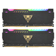 Patriot Viper Steel RGB Kit 16GB (2x8GB) DDR4-3200 DIMM PC4-25600 CL18, 1.35V