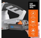 VonHaus G-Series akumulatorski puhalnik listja