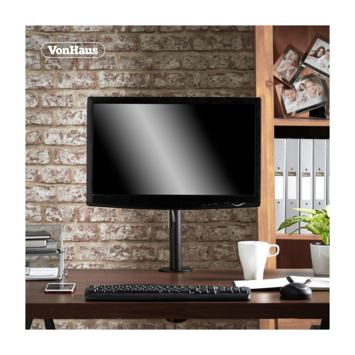 VonHaus enojni namizni nosilec za monitor (13-32)