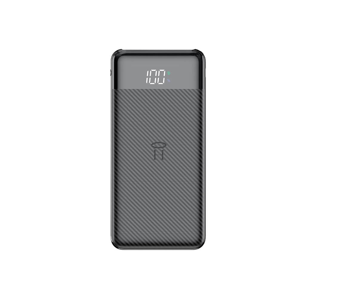 VEGER L11 PowerBank 10000 mAh LCD, črn