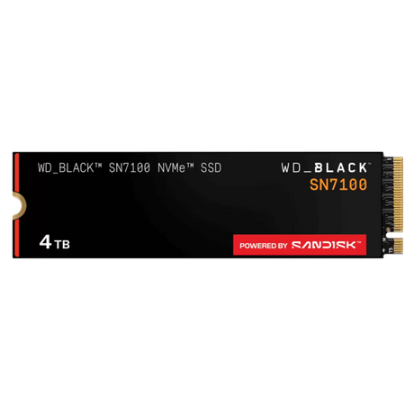 WD 4TB Black SN7100 M.2 2280 PCI-e 4.0 NVMe 1.4 SSD disk