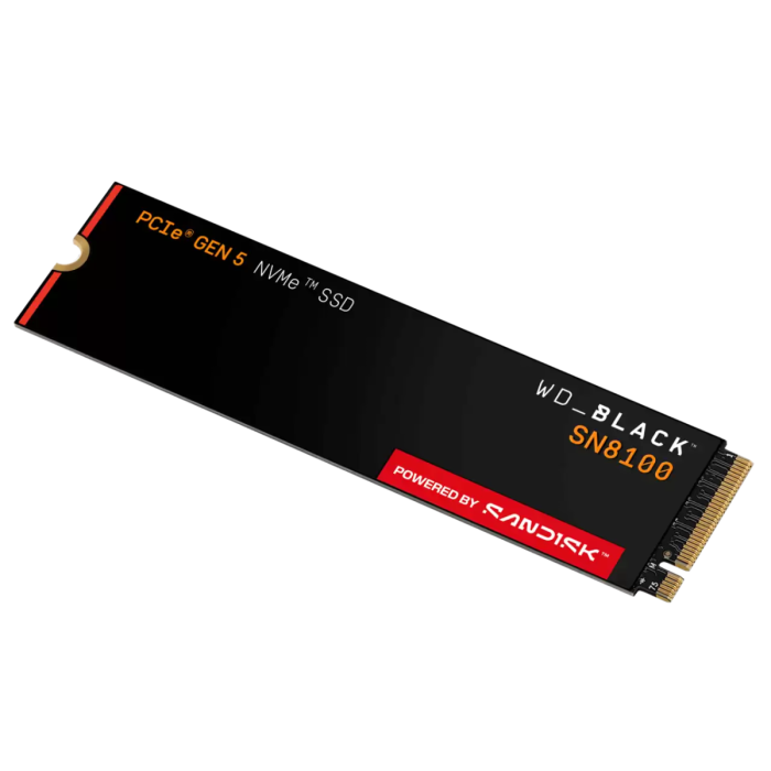 SanDisk 2TB WD Black SN8100 M.2 2280 PCI-e 5.0 NVMe 2.0 SSD disk