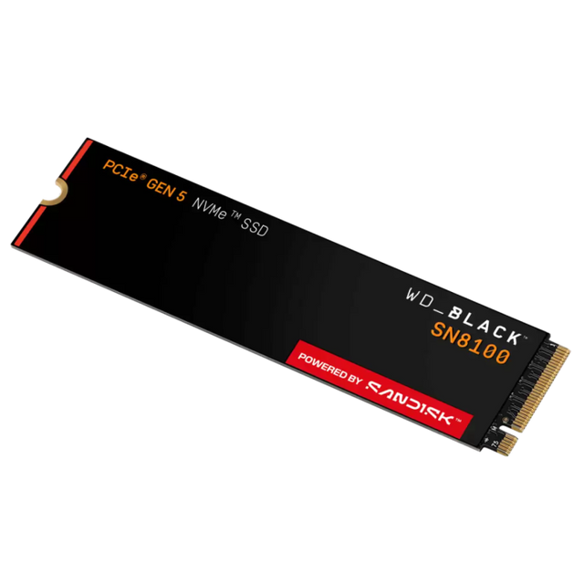 SanDisk 1TB WD Black SN8100 M.2 2280 PCI-e 5.0 NVMe 2.0 SSD disk
