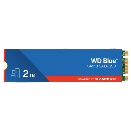SanDisk 2TB WD Blue SA510 M.2 2280 SATA 6Gb/s SSD disk