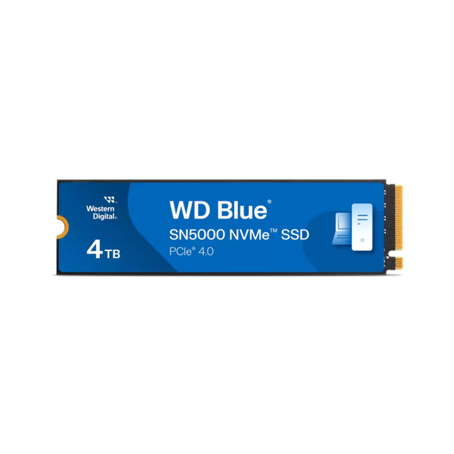 WD 4TB Blue SN5000 M.2 2280 PCI-e 4.0 NVMe 1.4 SSD disk