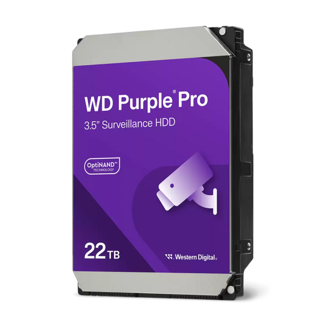 WD 22TB Purple Pro 3,5" SATA 6Gb/s 7200rpm 512MB HDD disk