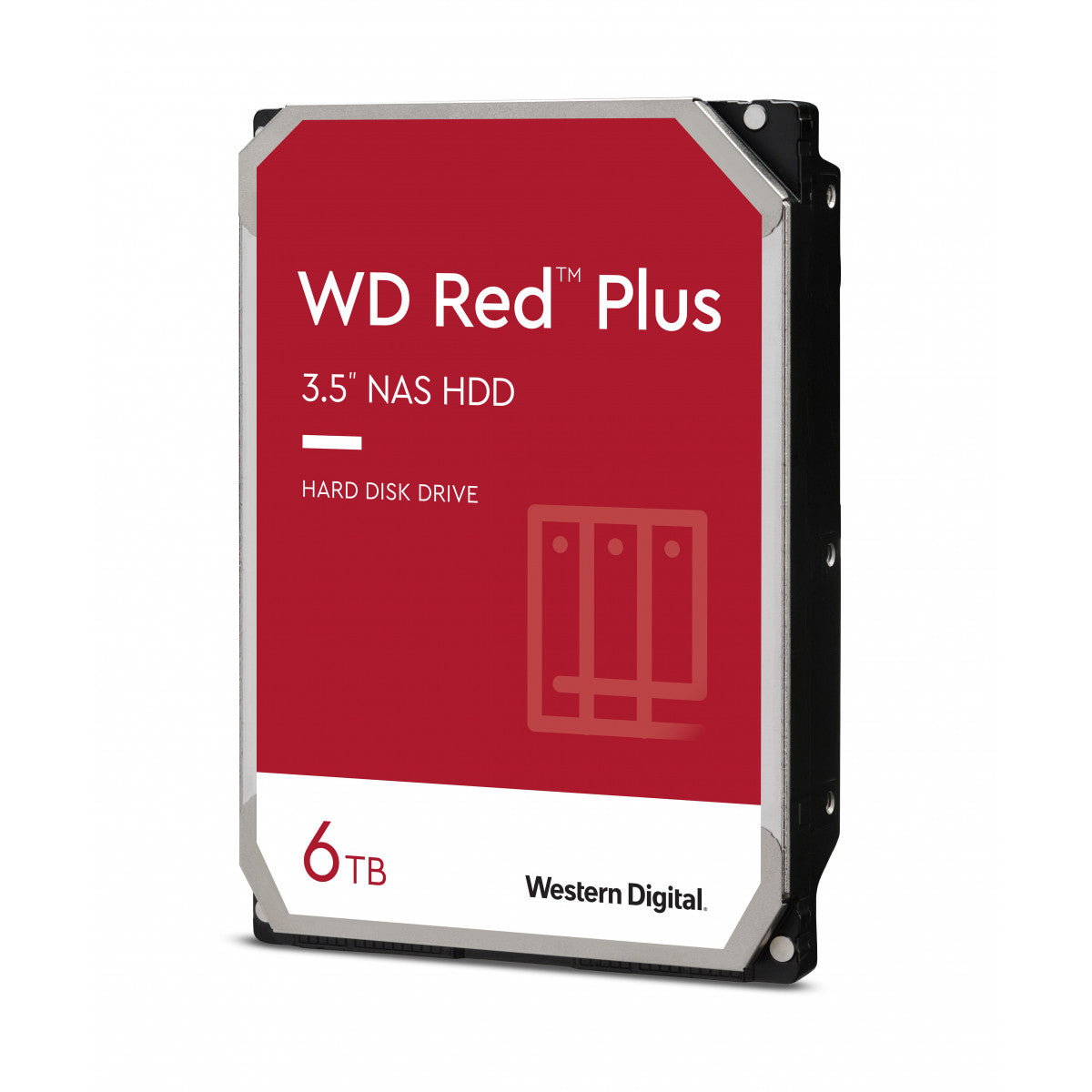 WD trdi disk 6TB SATA3, 6Gb/s, 5400obr, 256MB RED PLUS