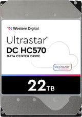 HGST/WD 22TB SATA 3 6GB/s 512MB 7200 ULTRASTAR DC HC570 512e