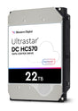 HGST/WD 22TB SATA 3 6GB/s 512MB 7200 ULTRASTAR DC HC570 512e