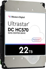 HGST/WD 22TB SATA 3 6GB/s 512MB 7200 ULTRASTAR DC HC570 512e