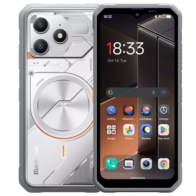 Blackview pametni robustni telefon FORT 100 8/128GB, bel