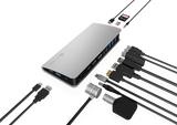 Icybox IB-DK2408-C 11-in-1 USB Type-C DockingStation priklopna postaja za prenosnik s Power Delivery 60W