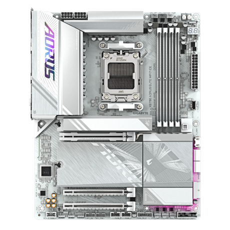 GIGABYTE X870E AORUS ELITE WIFI7 ICE, DDR5, SATA3, USB4, DP, 2.5GbE, WiFi 7, AM5 ATX