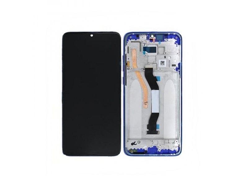 XIAOMI REDMI NOTE 8 PRO TOUCH+LCD+FRAME BLUE SERVICE PACK