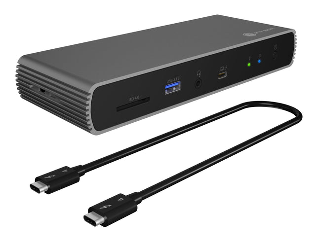 Icybox IB-DK8801-TB4 Thunderbolt 4 priklopna postaja s Power Delivery PD100W