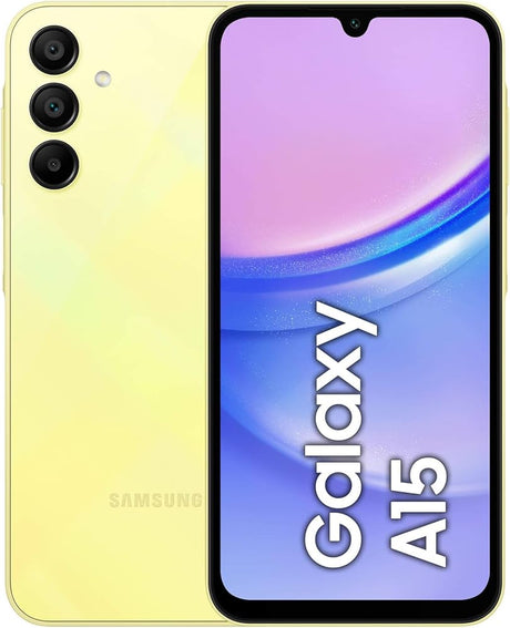 Obnovljen Samsung Galaxy A15 5G A156B DS, 128GB, Razred AB, Yellow