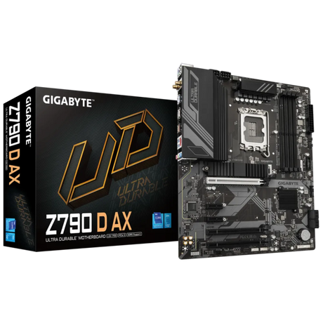 GIGABYTE Z790 D AX, DDR5, SATA3, USB3.2Gen2x2, DP, 2.5GbE, LGA1700 ATX
