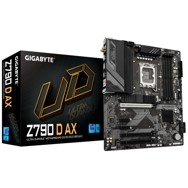 GIGABYTE Z790 D AX, DDR5, SATA3, USB3.2Gen2x2, DP, 2.5GbE, LGA1700 ATX