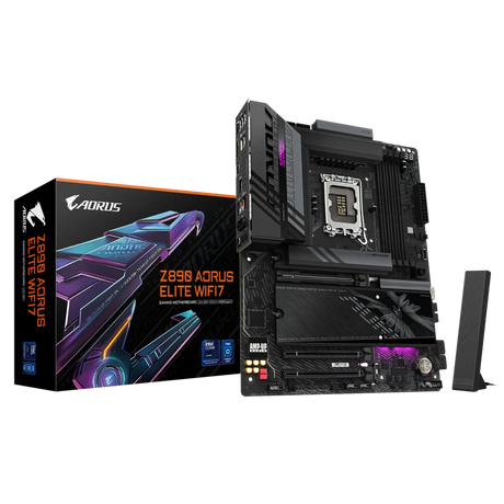 GIGABYTE Z890 AORUS ELITE WIFI7, DDR5, SATA3, USB4, DP, 2.5GbE, WIFI 7, LGA1851 ATX
